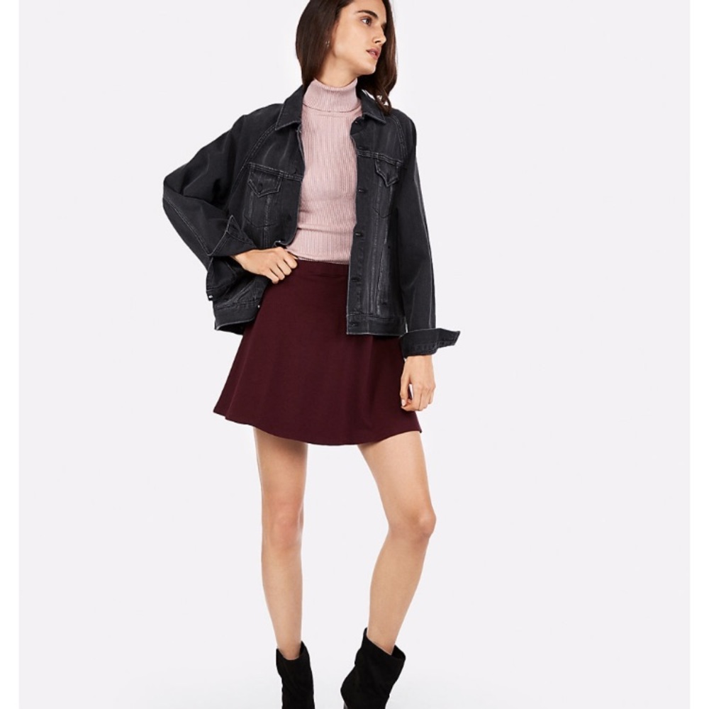 2/$20..Express High waisted A- line skirt